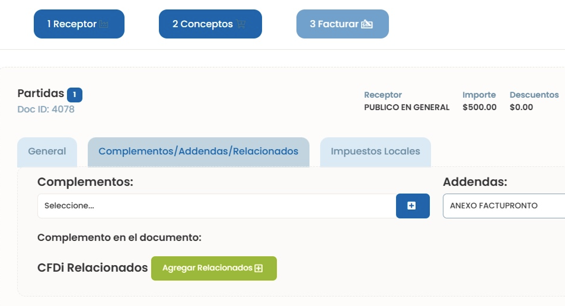 Funciones de nuestro programa de Facturación Electrónica